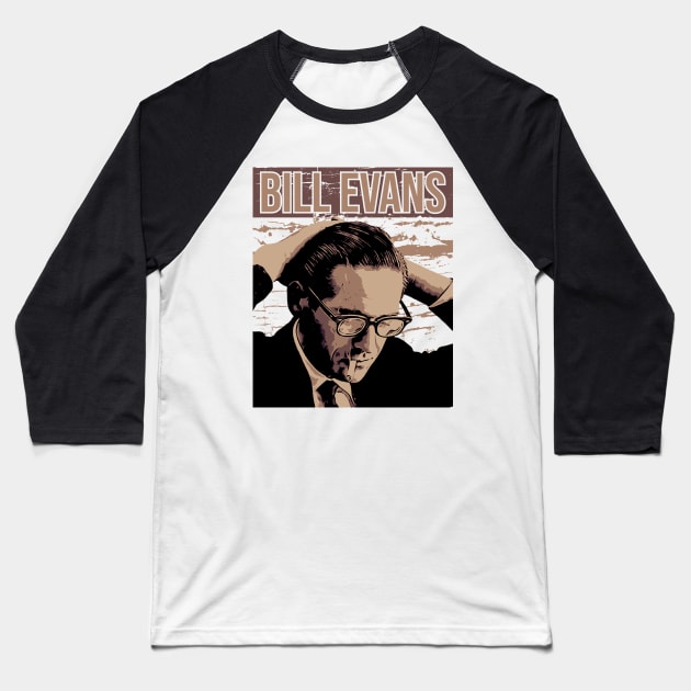 Bill Evans Baseball T-Shirt by Degiab